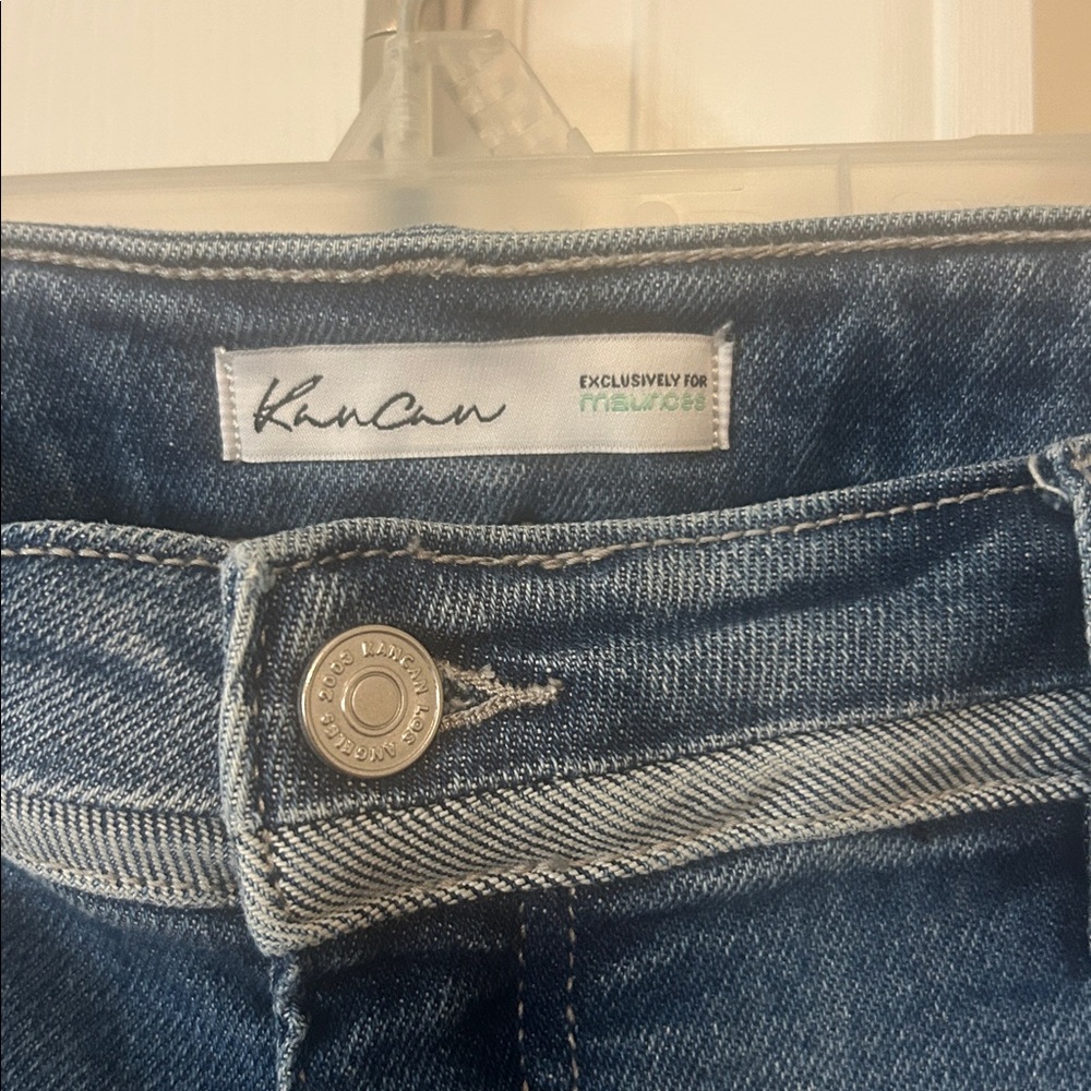 KanCan Exclusively for Maurice’s Distressed Blue Ankle Jeans - Picture 4 of 4